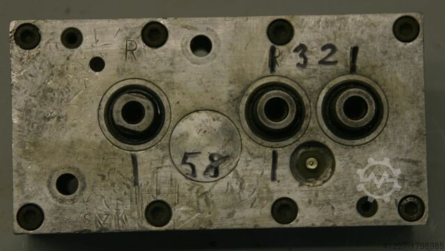 Mehrspindelkopf 3 Bohrer Nottmeyer 32/58 Lochabstand