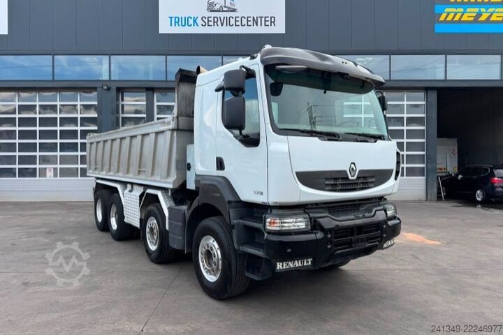 Kipper LKW RENAULT Kerax 520 8x4 Stahlkipper 2 Seiten