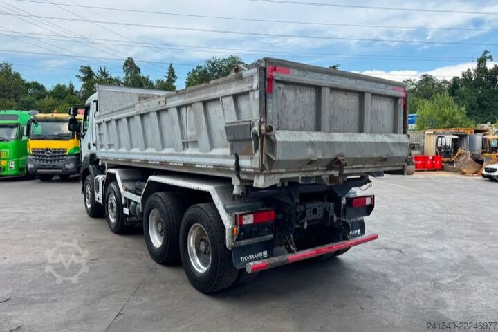 Kipper LKW RENAULT Kerax 520 8x4 Stahlkipper 2 Seiten