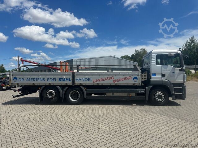 LKW mit Pritsche (offen) MAN TGS 26.320 / 6x2-4 / Stahltransporte / Lift Lenk