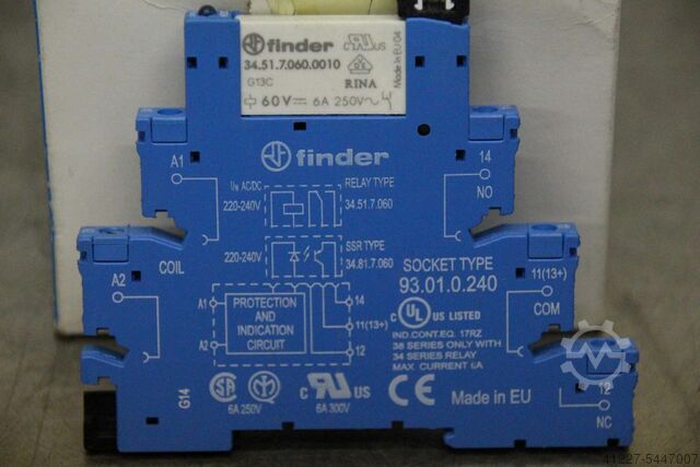 Relais 10 Stück Finder 38.51.0.240.0060
