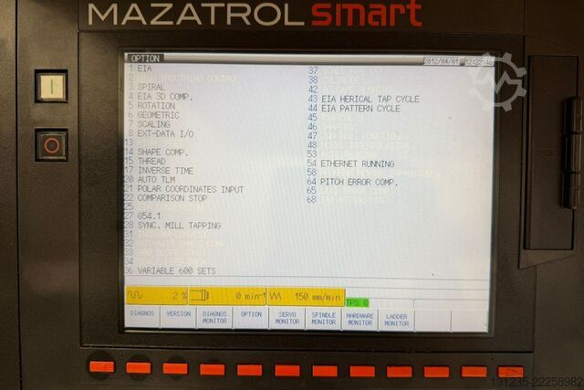 Vertical machining center Mazak VCS 430A SN 249154