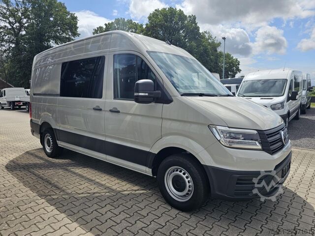 High top van VW Crafter 35 Kasten Plus 7 Sitze MR ERGO LED KAMERA