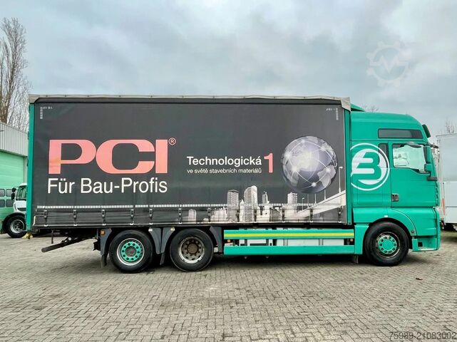 Schiebeplane MAN TGA 26.410 6x2,TOP state! , RETARDER,  FRIGO