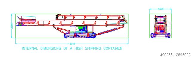 Stockpile conveyor belt Barford TR 6536