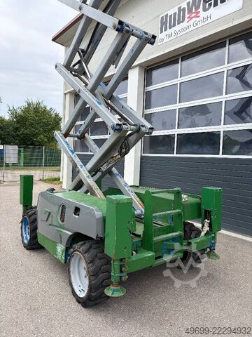 Scherenhebebühne Haulotte Compact 12 DX 12m Diesel Scherenarbeitsbühne