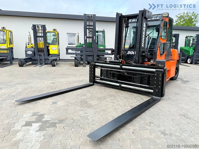 Four-wheel forklift DOOSAN 70 / DUPLEX / FORK 2500MM / POSITIONER