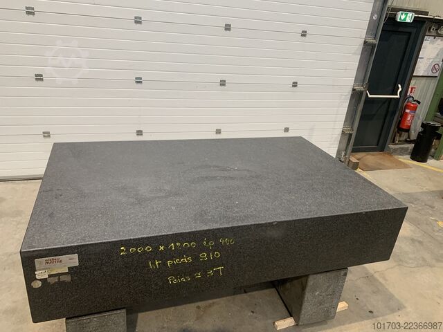 Granit marble ATELIERS MAITRE 2000 x 1200 x 400 mm
