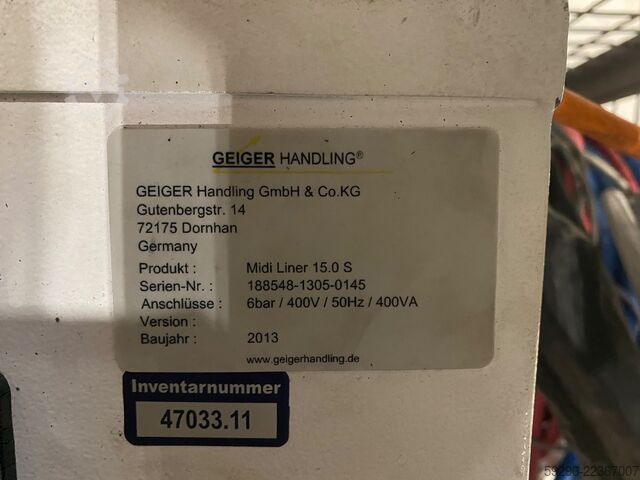 Linearroboter GEIGER MidiLiner 15.0S (2013)