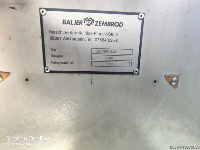 Maschinen für Holzlagerplätze Baljer & Zembrod OB/19V-LA