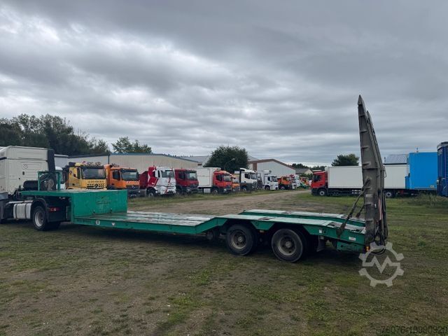 Tieflader-Sattelauflieger MÜLLER-MITTELTAL TRS-VLL 20.0 hydr. Rampen 2 Achsen gelenkt