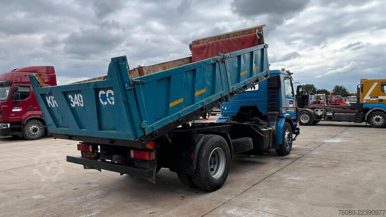 3-Seiten-Kipper Scania 93 - 220 (MANUAL PUMP / POMPE MANUELLE / MANUAL...