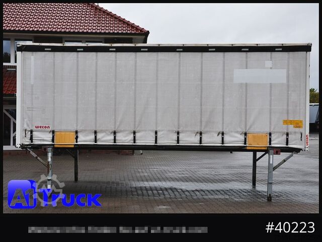 Wechselbrücke mit Pritsche & Plane WECON WPR 745, verzinkt, 2520  innen, Code XL