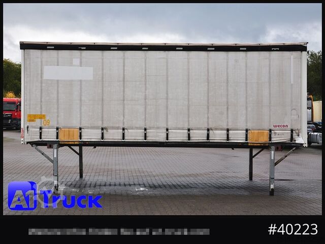 Wechselbrücke mit Pritsche & Plane WECON WPR 745, verzinkt, 2520  innen, Code XL