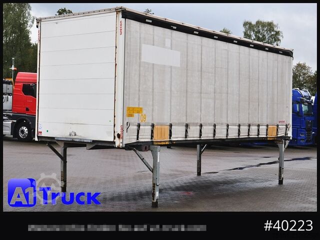 Wechselbrücke mit Pritsche & Plane WECON WPR 745, verzinkt, 2520  innen, Code XL