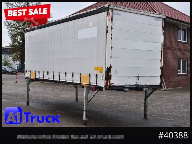 Wechselbrücke mit Pritsche & Plane WECON WPR 745, verzinkt, 2520  innen, Code XL