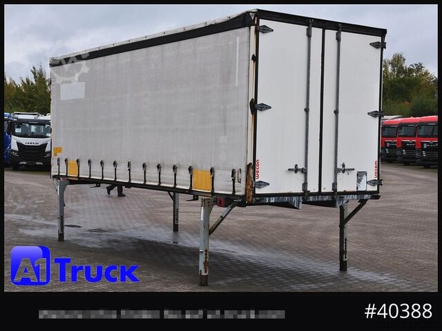 Wechselbrücke mit Pritsche & Plane WECON WPR 745, verzinkt, 2520  innen, Code XL