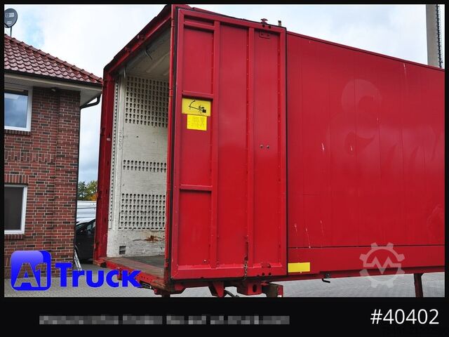 Wechselbrücke mit Kofferaufbau KRONE BDF 7,82 Wechselbrücke, 2680mm Innenhöhe.