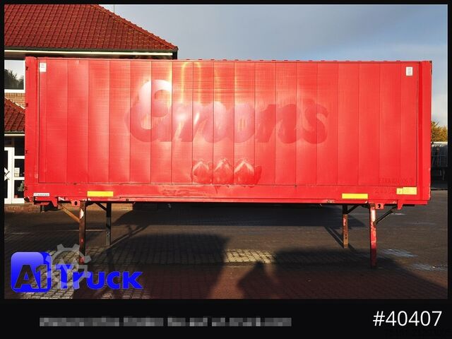 Wechselbrücke mit Kofferaufbau KRONE BDF 7,82 Wechselbrücke, 2680mm Innenhöhe.