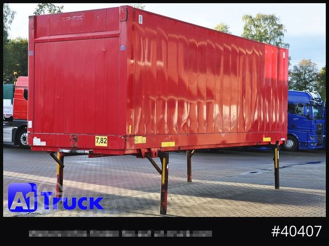 Wechselbrücke mit Kofferaufbau KRONE BDF 7,82 Wechselbrücke, 2680mm Innenhöhe.