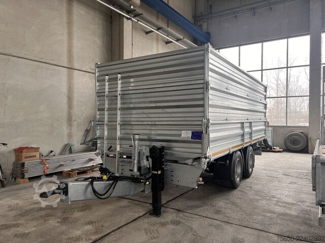 Tipper trailer Möslein TTD 19 AB  19 t Tandemkipper Tieflader, Breitbereifung 2 x Aufsatzbordwänden-- Neufahrzeug --