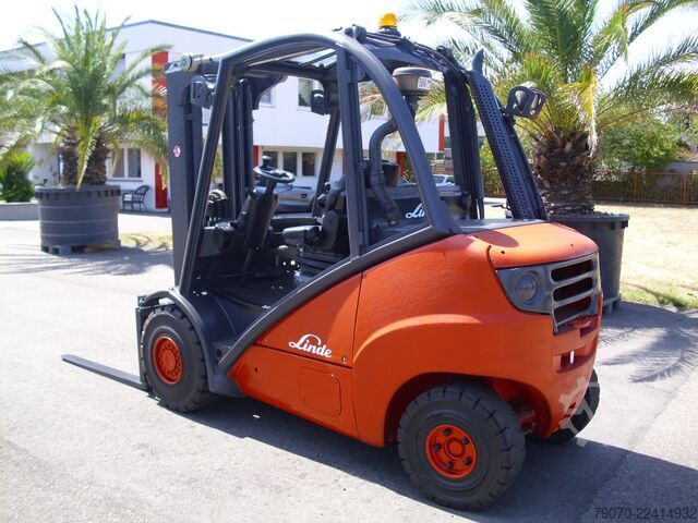 Front loader forklift Linde H35D-X393 TRIPLEX - SEITENSCHIEBER - UVV