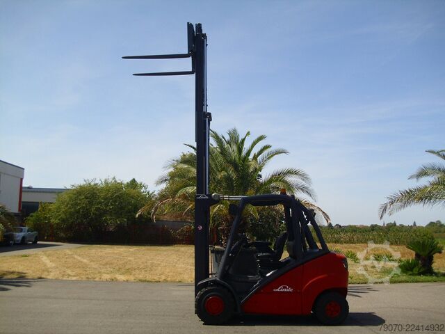 Front loader forklift Linde H35D-X393 TRIPLEX - SEITENSCHIEBER - UVV