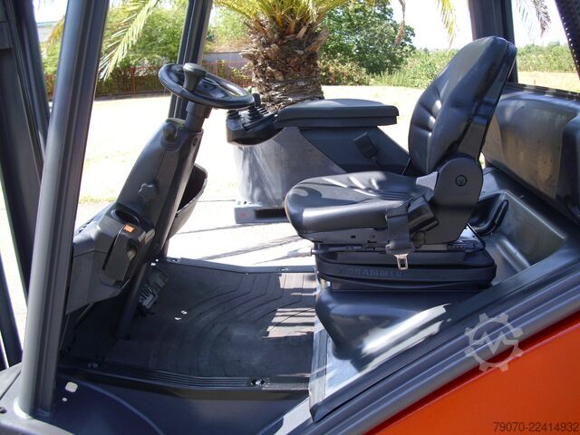 Front loader forklift Linde H35D-X393 TRIPLEX - SEITENSCHIEBER - UVV