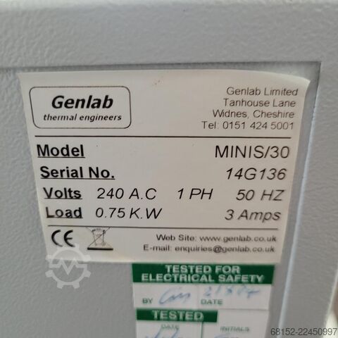 Genlab MINIS/30 Labor-Inkubator Genlab MINIS/30