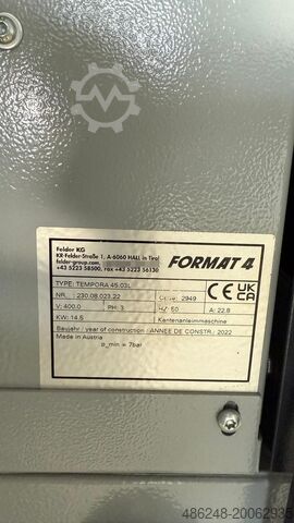 Edgebander Format4 Tempora F400 45.03L