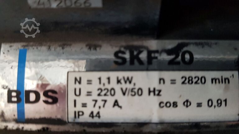 Welding edge former/edge milling machine BDS SKF 20