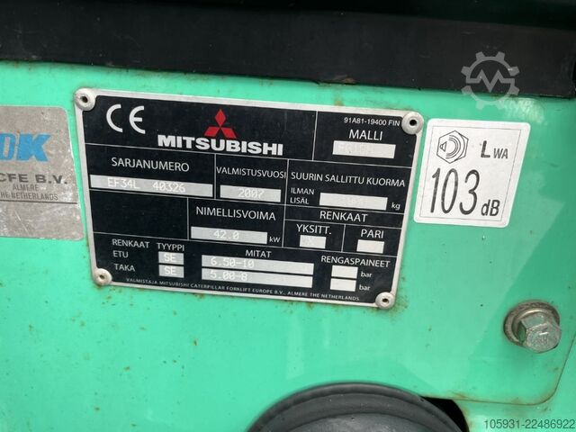 LPG Forklifts Mitsubishi FG18N