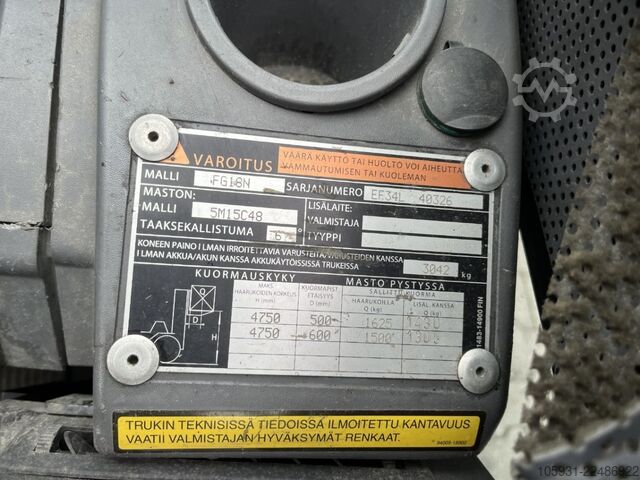 LPG Forklifts Mitsubishi FG18N
