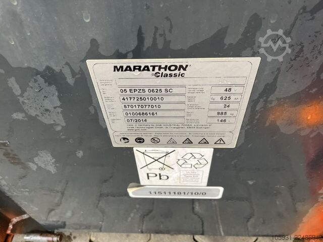 Electric 3-wheel forklift Linde E16-02