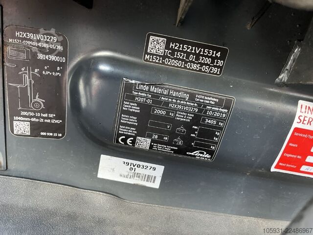 LPG Forklifts Linde H20T-01