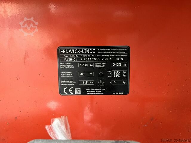 Reach Truck Linde R12B-01