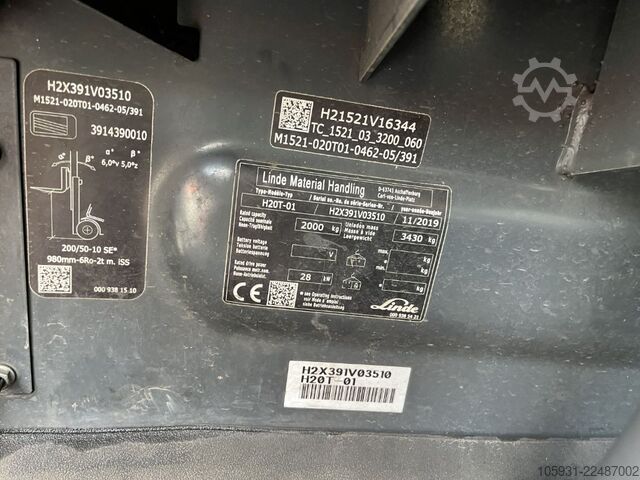 LPG Forklifts Linde H20T-01