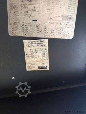 Kipper Auflieger Langendorf NW 3  Smart Line