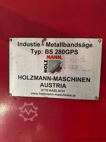Metal band saw Holzmann BS 280GPS Holzmann BS 280 GPS