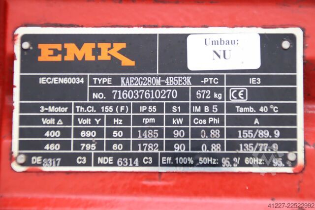 Hammermühle 45 kW WIPA MD 1250-3000/90/0,75/3R