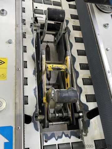 Automatische Verpackungsmaschine, Verschließer; Kartonklebemaschine, Karton Klebeautomat, Halbautoma SIAT / BRÜNINGHAUS XL-35-94 / P