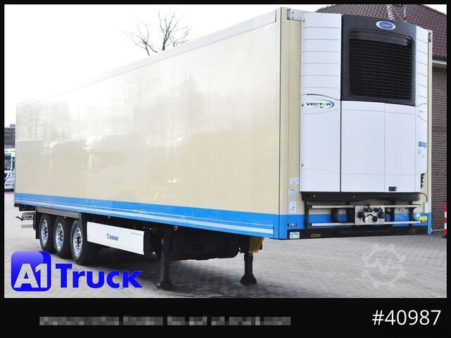 Reefer semitrailer KRONE SDR 27 Carrier 1950 Mt., Lift, Multitemp.