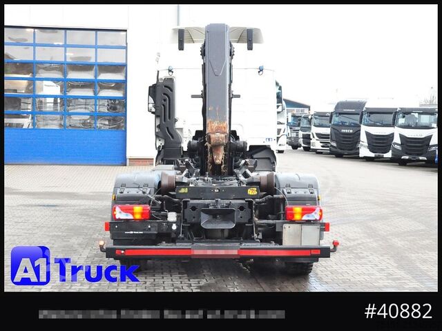 Roll-off tipper truck MAN TGX 26,400 BL Meiller Funk, Lenkachse,