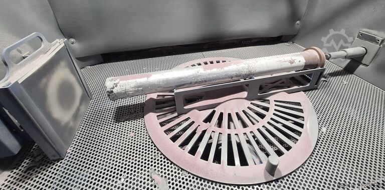 Sandblasting system blast cabin inner tube Oliver Fritz GmbH & Co. KG Druckstrahlkabine Innenrohrstrahlen