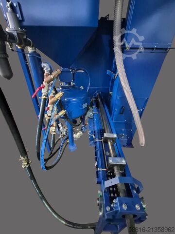 Sandblasting system blast cabin inner tube Oliver Fritz GmbH & Co. KG Druckstrahlkabine Innenrohrstrahlen