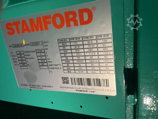 Aggregat Cummins C66D5EQ - 66 kVA Generator - DPX-18507-Q