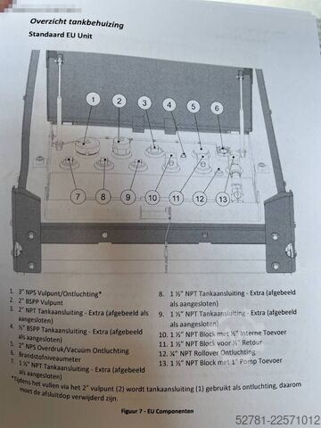 Lagermittel Western Global - 10TCG - 1.000 Liter fuel Tank - DPX-31001