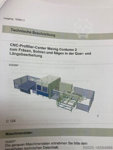 CNC-Profilier-Center/Fensterbaumaschine Weinig Conturex Conturex 2 - C 124