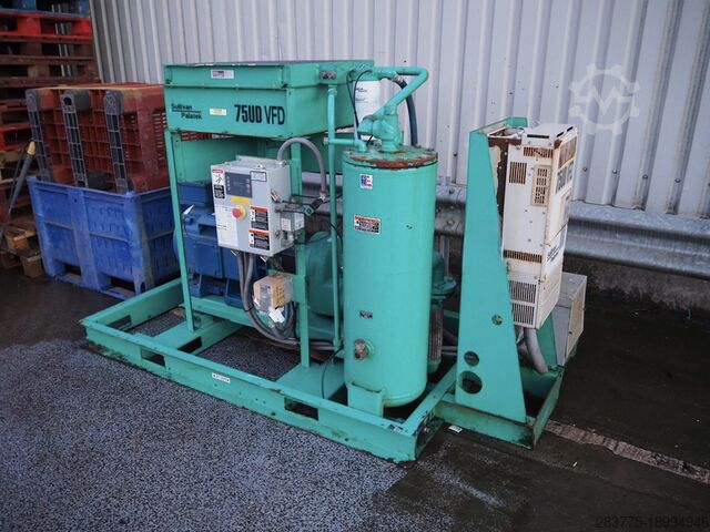Rotary screw air compressor Sullivan Palatek 75UD VFD