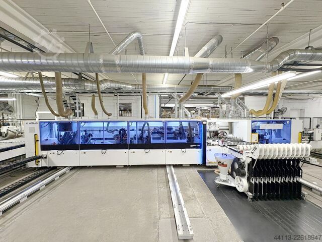 COMPLETE FURNITURE PRODUCTION FACTORY HOMAG MORBIDELLI BIESSE COMEC KUKA SCM KFL+PowerFlex+Author+Rover Edge+Skipper+